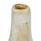 Hello Honey® 8" White Stoneware Vase with Raised Dots & Reactive Glaze